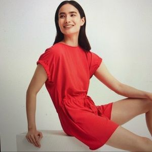 UNIQLO Drape Short Sleeve Romper